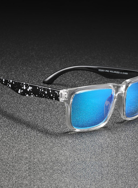 KDEAM偏光方形沙滩男女休闲墨镜