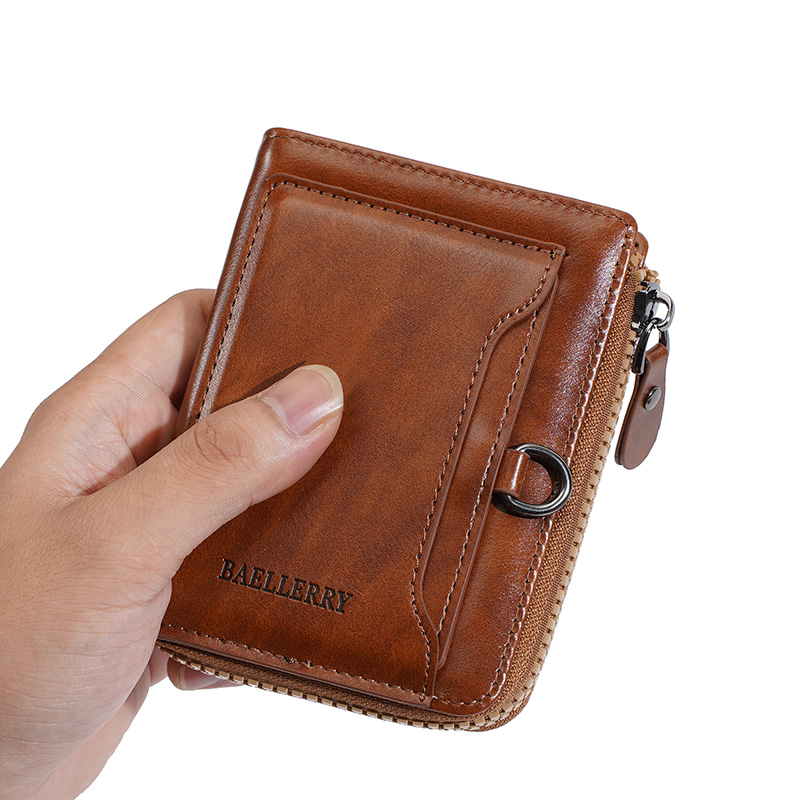 钱夹男短款高级感复古简约休闲