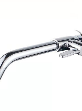 兰诗LY118304不锈钢单冷入墙式防溅头加长嘴可旋转水龙头阳台拖把