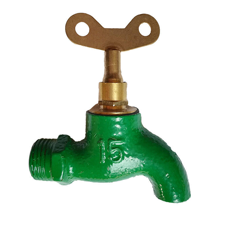 兰诗(lautee)xfz009老式铸铁水龙头卫生间铜芯自来水快开水龙头