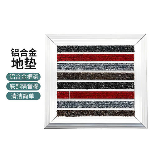 兰诗（LAUTEE）QD195铝合金地垫商场酒店门口除尘防滑地毯刮泥垫