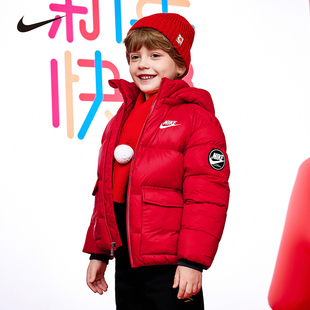 【抗寒蓄热】Jordan童装儿童羽绒服男童女童外套2026新款加厚保暖
