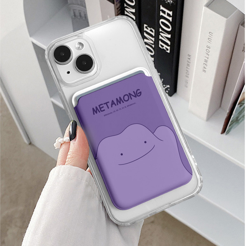 宝可梦百变怪磁吸感应票夹插卡套