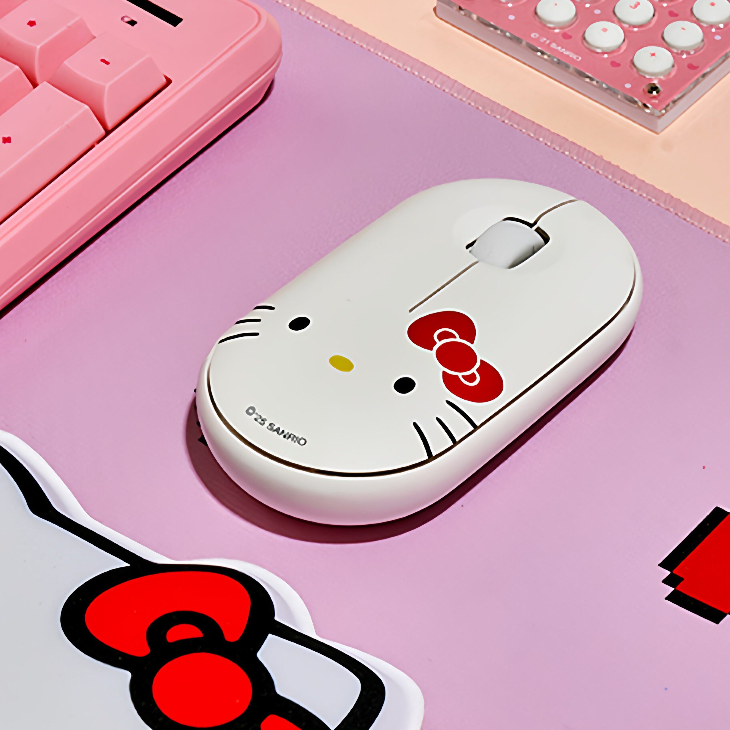 三丽鸥凯蒂猫蓝牙双模无线鼠标女