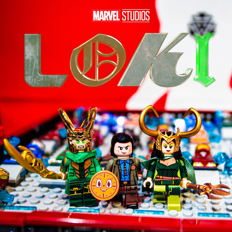 中国积木moc女洛基loki漫威抽抽乐雷神玩具小人仔71031复仇者联盟