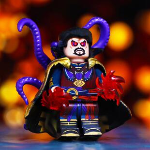 第三方MOC至尊邪恶奇异博士多元宇宙特效拼积木人仔漫威复联玩具
