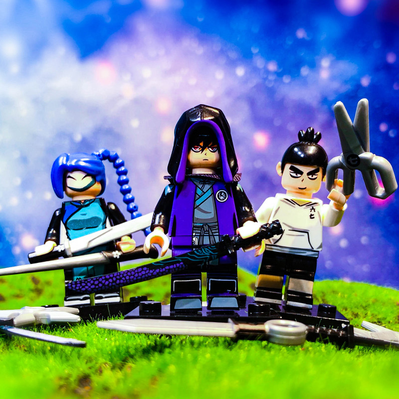 中国积木moc刺客伍六七第三季玄武国篇3小人仔玩具魔刀千刃柒国漫