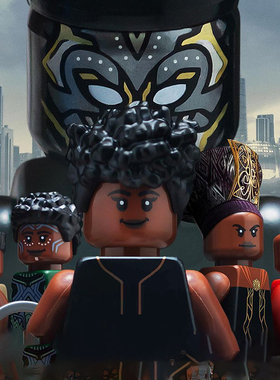 复仇者联盟5黑豹2瓦坎达第三方拼装积木小人仔玩具Black Panther2