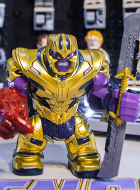 中国积木灭霸暴君屠刀钢铁侠无限宝石手套76191小人仔复仇者联盟4