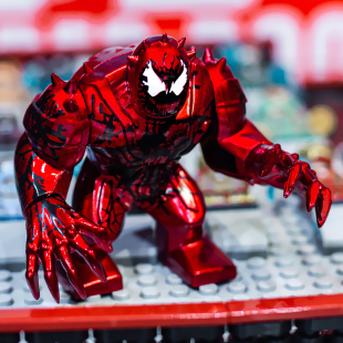 中国积木漫威毒液屠2杀开始超级英雄蜘蛛侠毒素死侍尖叫Venom人仔