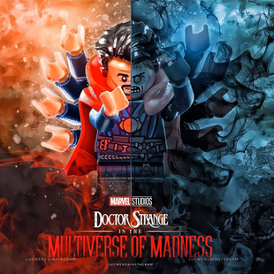 黑暗奇异博士2疯狂宇宙绯红女巫漫威电影 适用于国产拼装人仔玩具