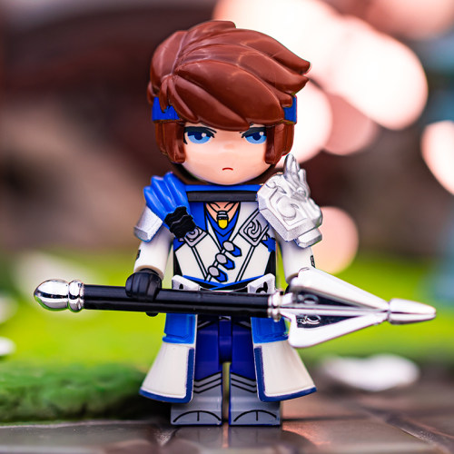 王者荣耀赵云人仔积木玩具启蒙