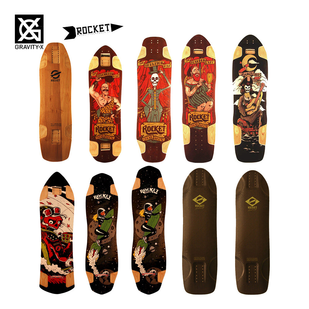 Rocket瑞士进口手工长板DH速降FR专业板面 2018款系列 极限重力