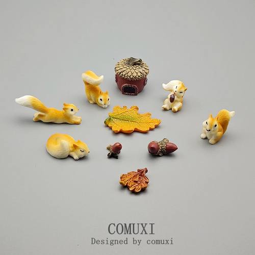 微景观摆件桌面树脂装饰卡通可爱