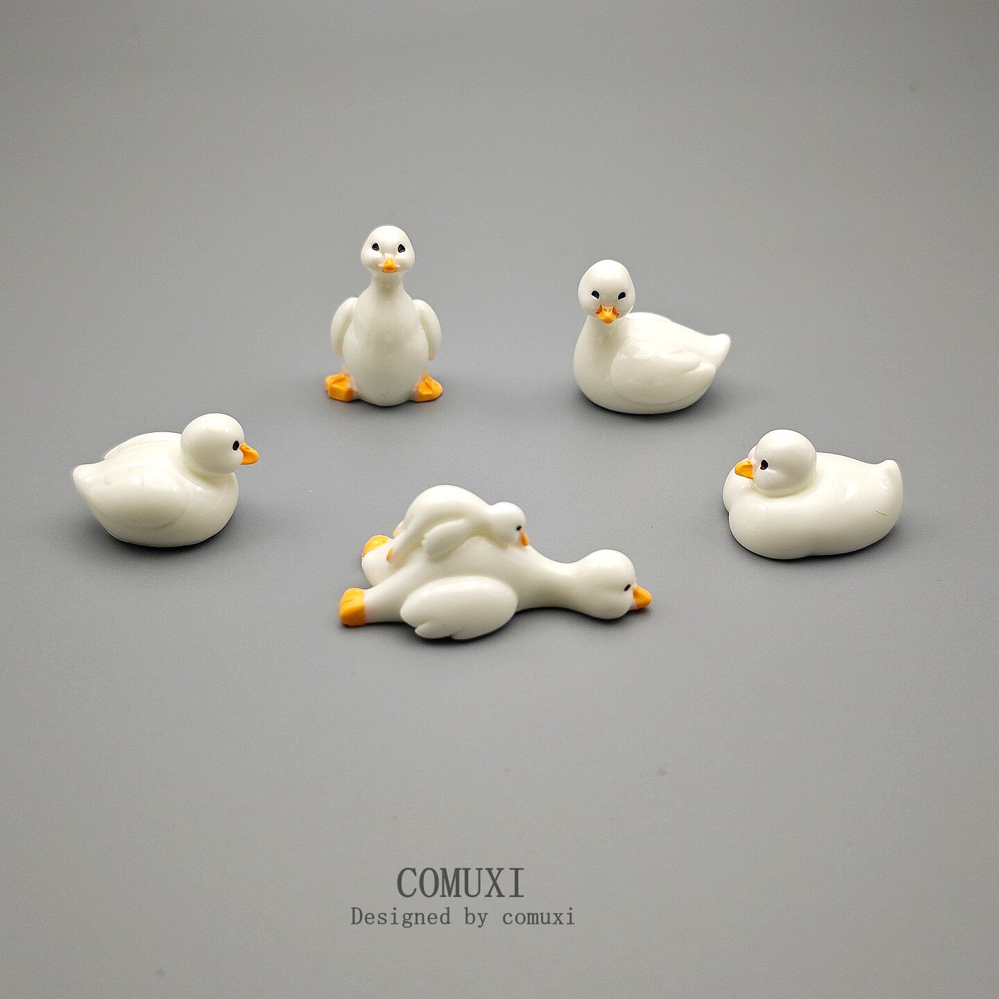 卡通可爱仿真动物模型摆件