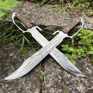 咏春八斩刀武术表演器材咏春拳蝴蝶双刀影视道具刀剑高锰钢未开刃