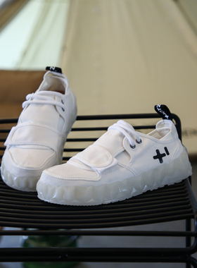 OTZSHOES丑萌男女鞋冰山果冻厚底翻毛皮低帮情侣鞋2022秋冬新丑鞋