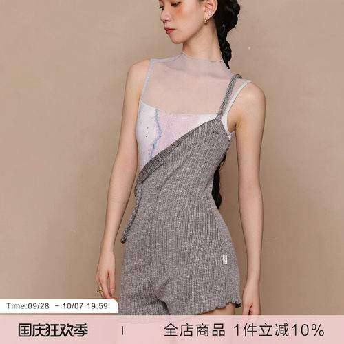 danzbaby芭蕾舞服成人舞蹈裤女练功裤热身背带裤两穿连体短裤B394