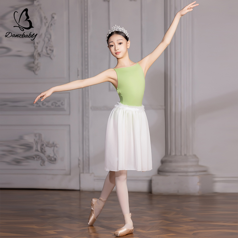 Danzbaby体操服芭蕾舞练功服芭蕾体服舞裙舞蹈服儿童体服BAS41