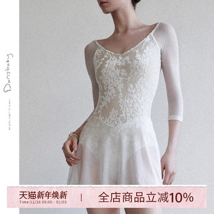 danzbaby舞蹈练功服芭蕾舞专业体操服女艺考舞裙芭蕾连衣裙B73