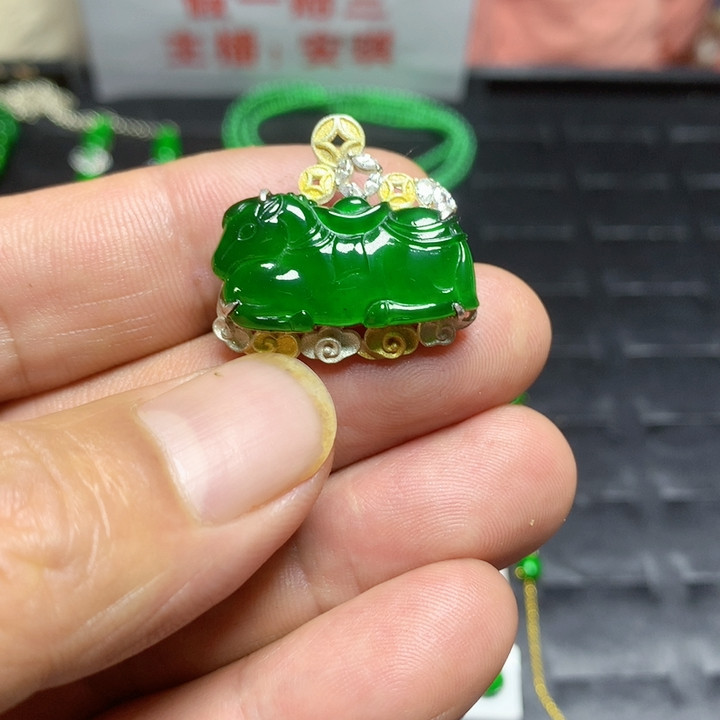 天然A货翡翠国标S925