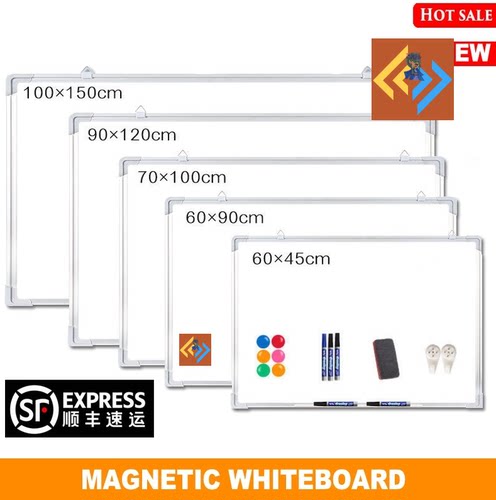 Magnetic whiteboard Office/home teaching White Board Double