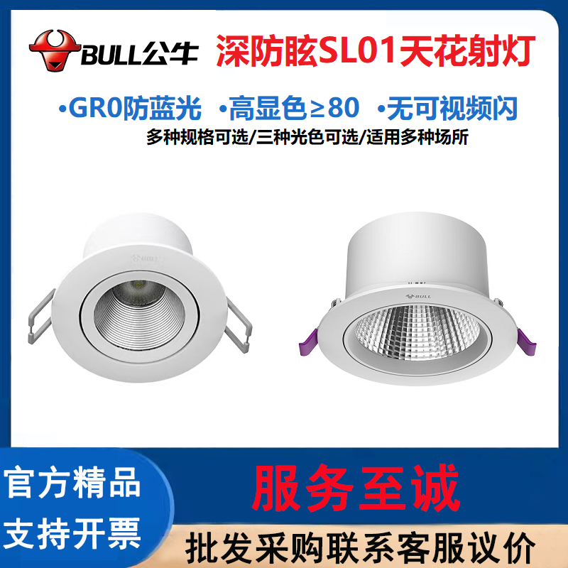 公牛（BULL）SL01天花射灯