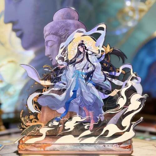 魔道祖师飞天绘梦周边高颜值亚克力立牌魏无羡蓝忘机吧唧桌面摆件