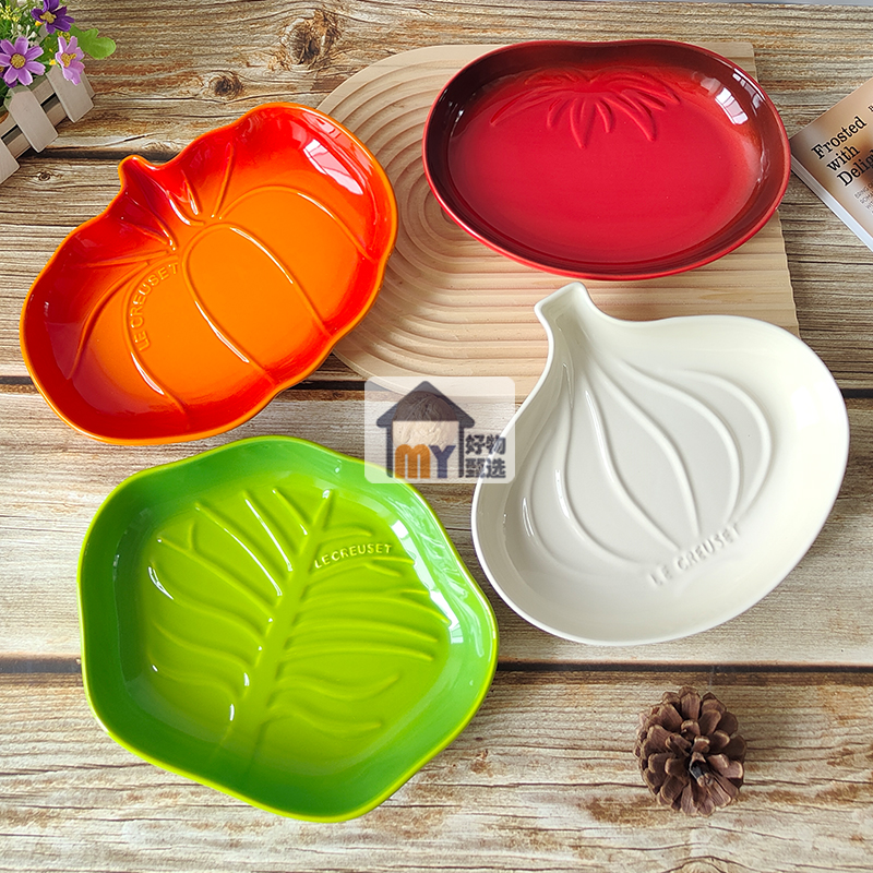 酷彩LECREUSET釉下彩餐盘菜盘