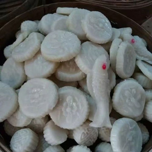 湖北阳新特产米粑农家纯手工印子粑印花印鱼米粑年糕春节过年年粑