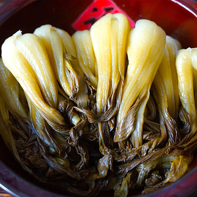阳新特产水泡上海青酸菜