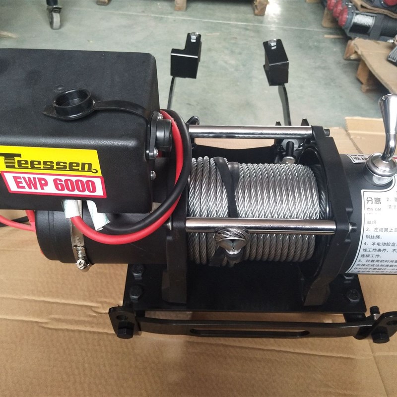 6000磅电动绞盘12v 直流小吊机24V电动葫芦 越野自救 插秧机农用图片