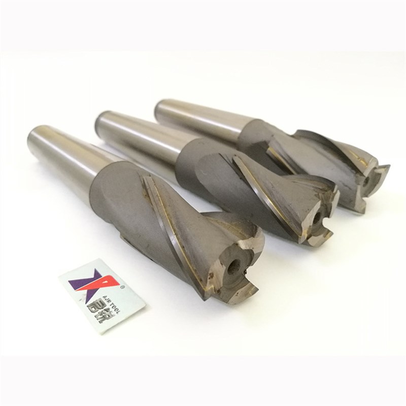 焊接钨钢螺旋槽锥柄立铣刀 镶合金莫氏柄铣刀 非标可做