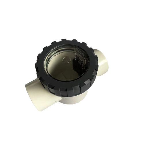 泳池PVC透明止回阀Swimming pool PVC transparent check valve