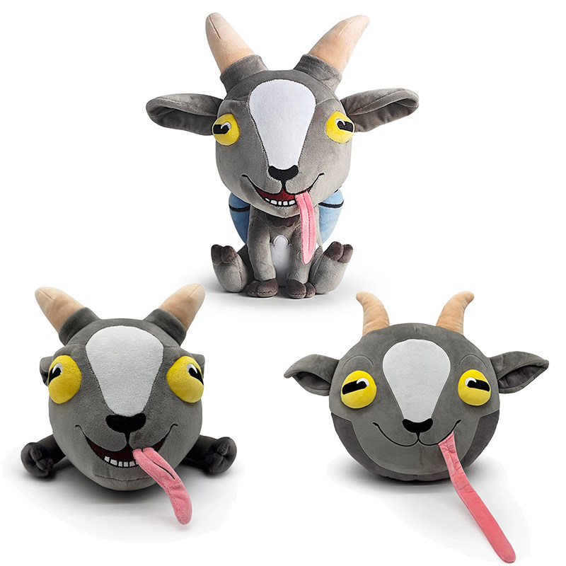 Goat Simulator Plush山羊模拟器毛绒公仔周边皮尔格玩偶娃娃抱枕