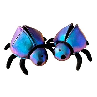 Plushie亮皮甲壳虫仿真昆虫毛绒公仔整蛊玩偶抱枕 Bug Doug the