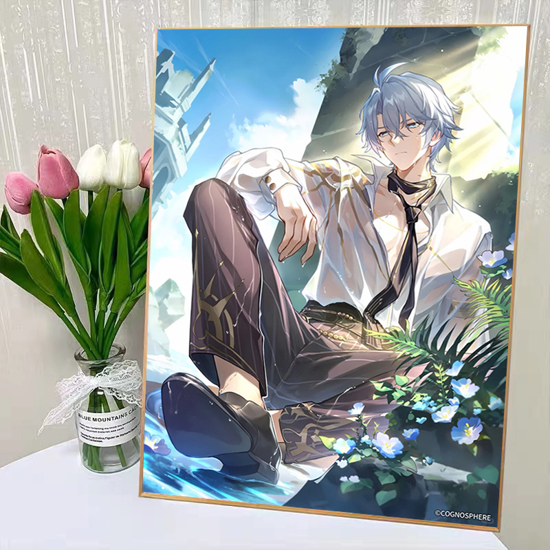 崩坏星穹铁道anna联动白厄2025新款钻石画diy手工带框装饰十字绣