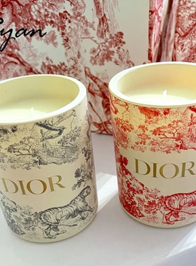 Dior迪奥绣球花香氛蜡烛茹伊印花
