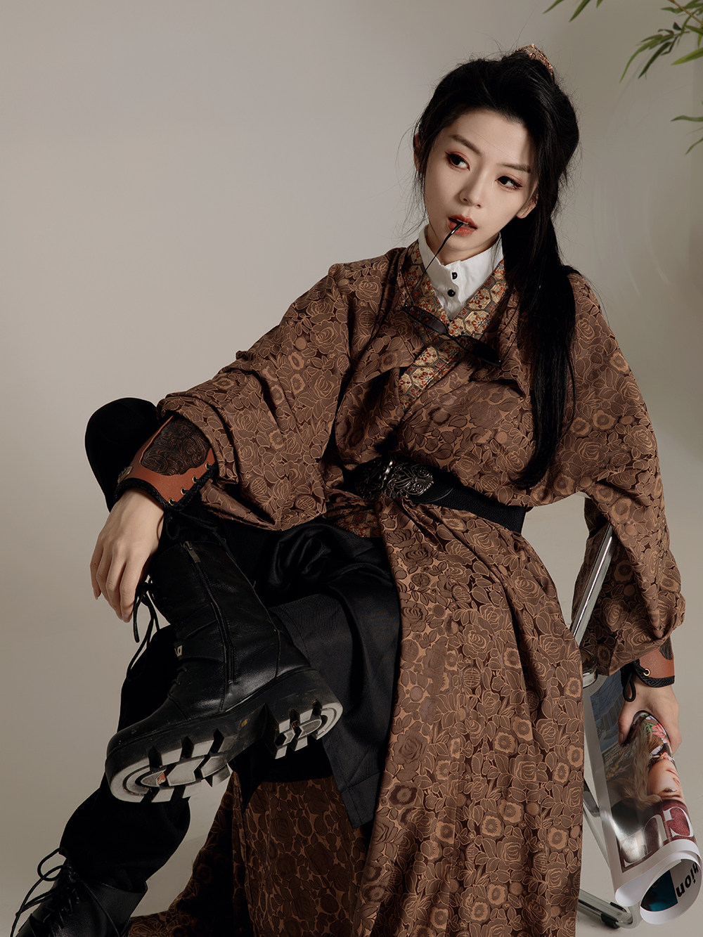 당원 옷깃의 복원 버전은 봄 여름 남성과 여성을 위한 YUNLAI [JINGCHUAN GOUZI 2.0]  오리지널 HANFU를 기다리고 있습니다