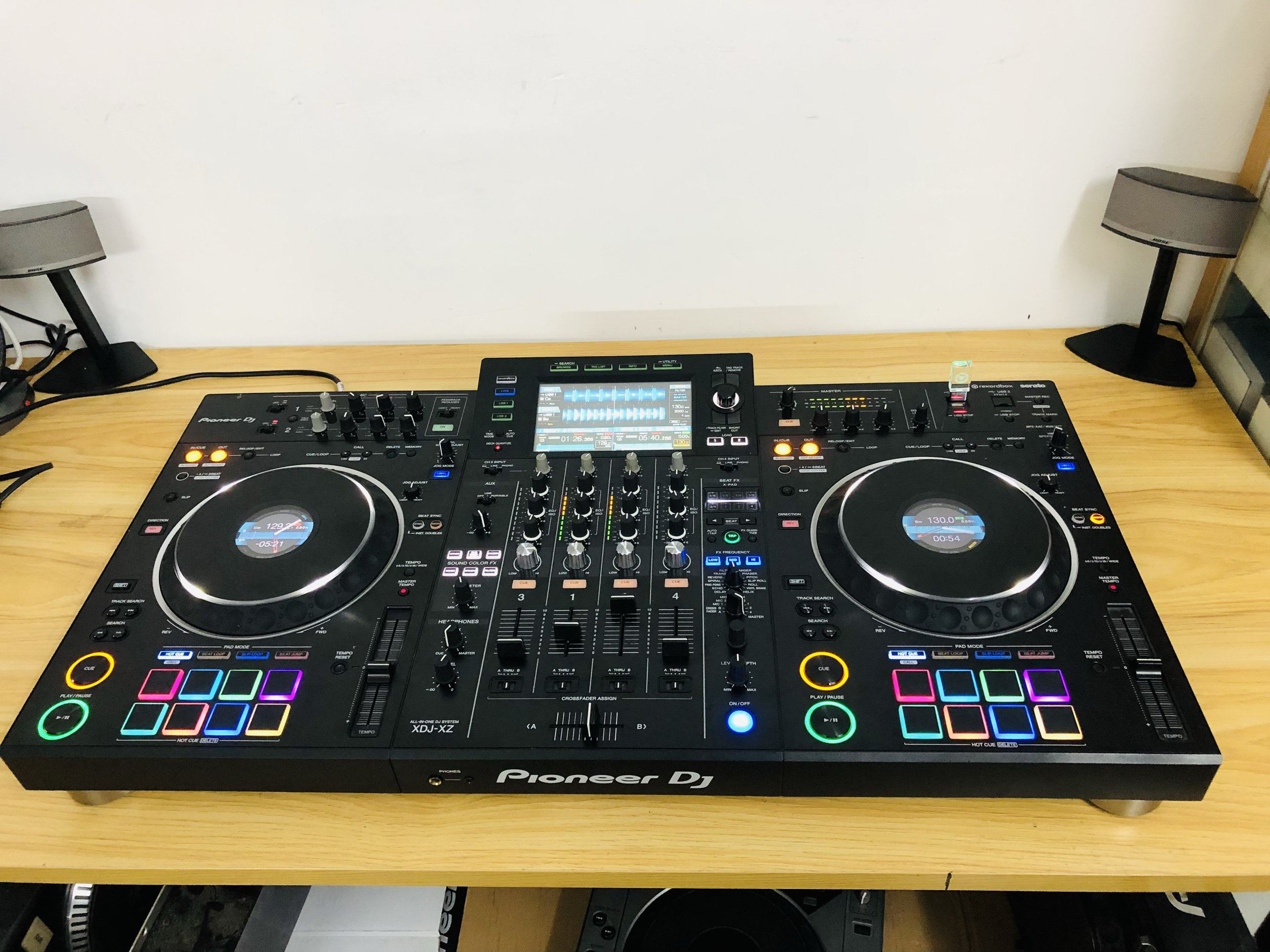 全新先锋xdj-rr rx3 xz quad az 双u盘大波纹显示包房夜场打碟机