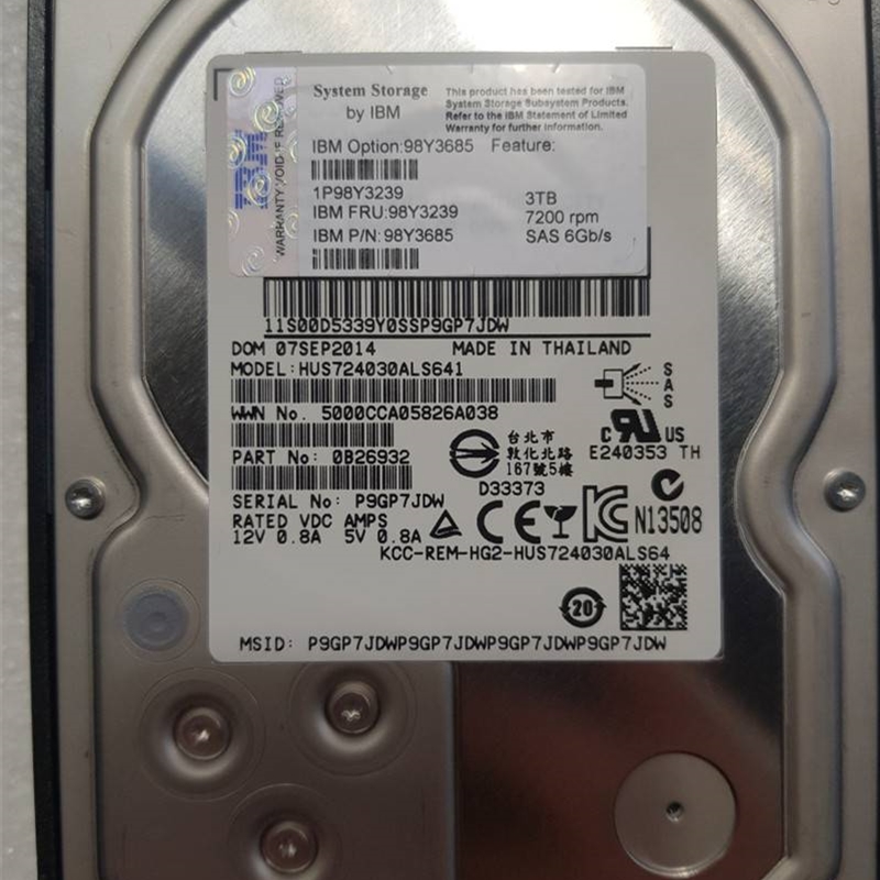 3T ST33000650SS ST3000NM0023 3TB 3.5寸SAS硬盘非SATA-封面