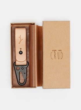 crud手工牛皮钥匙扣、手套挂扣、HK挂钩