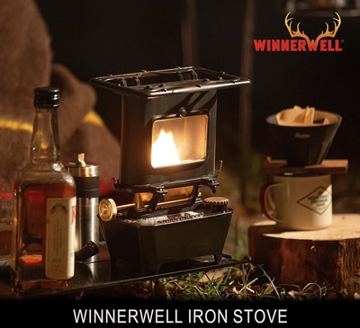 winnerwell复古灯油炉铸铁炉户外煎炉户外露营灯炉
