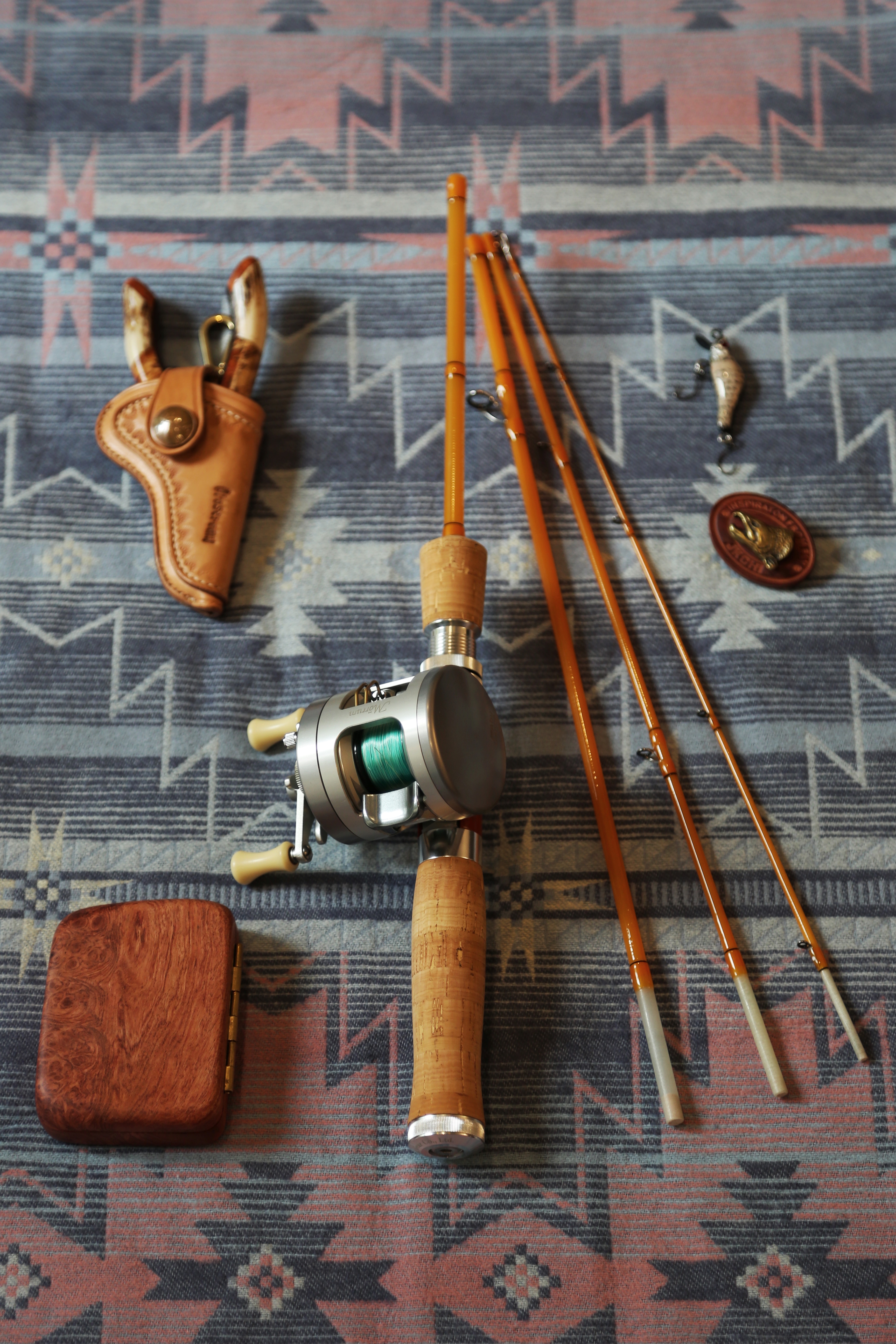 威威龙路亚竿Glass504UL路亚竿四节UD玻纤弹射路亚竿鳟鱼马口竿