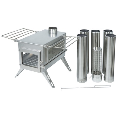 Winnerwell Nomad PLUS双视图外进气L码户外露营柴火炉