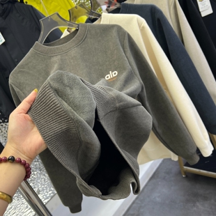 加绒内里~更保暖 冬季男士加绒细腻亲肤保暖毛感圆领厚款针织毛衣