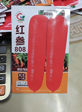 红参808精品杂交水果型胡萝卜种子高产不易硬心早熟鲜红肉蔬菜种
