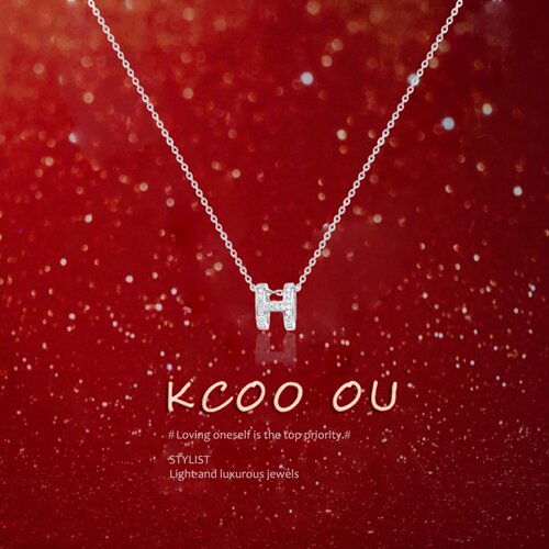 kcooou原创「H字母」项链