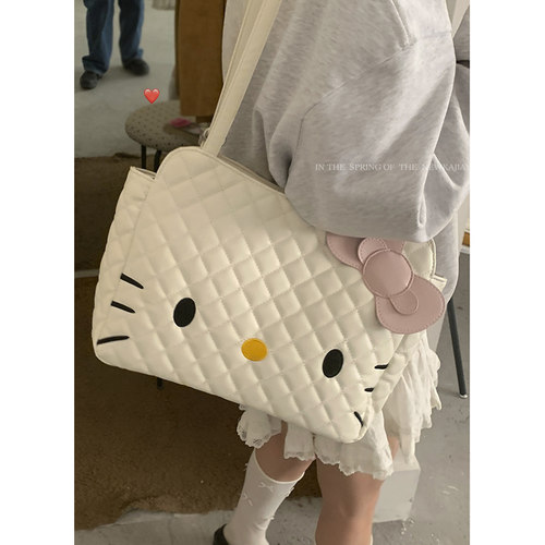 咔咔家可爱kitty猫双肩包托特包