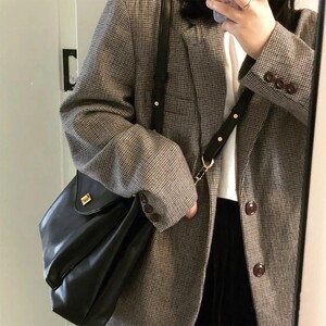 百搭ins斜挎包女包包2022秋冬新款潮时尚托特包大容量单肩流浪包